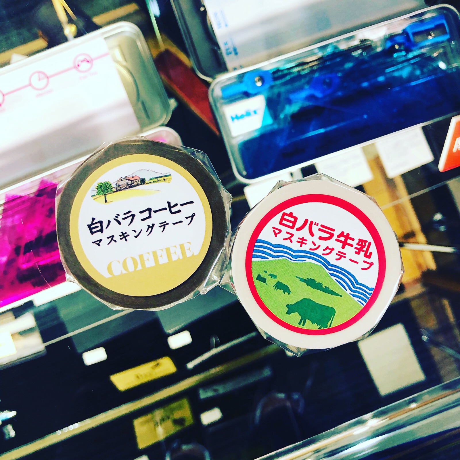 日本限定 大山乳業 白バラシリーズ マスキングテープ3種セット